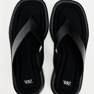 Zara black sandal